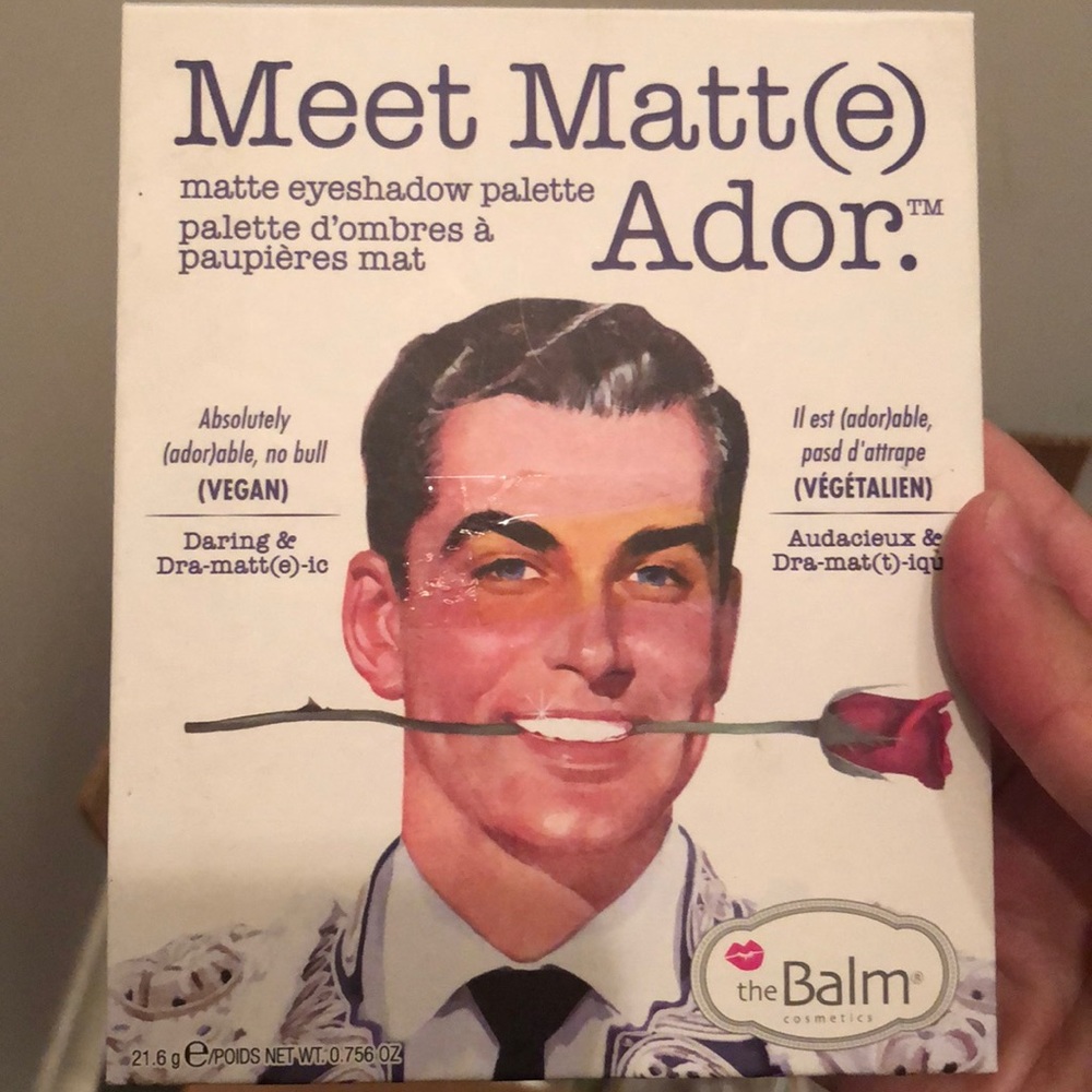 The Balm matte eyeshadow palette. New